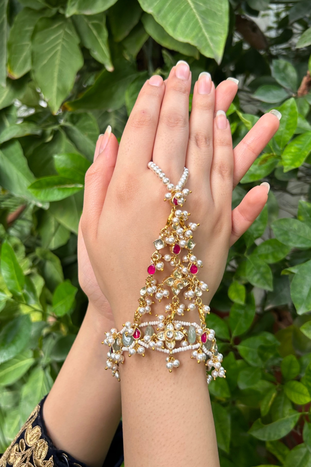 BRIDAL HATHPHOOL (PAIR)- 3 DIFFERENT WAYS