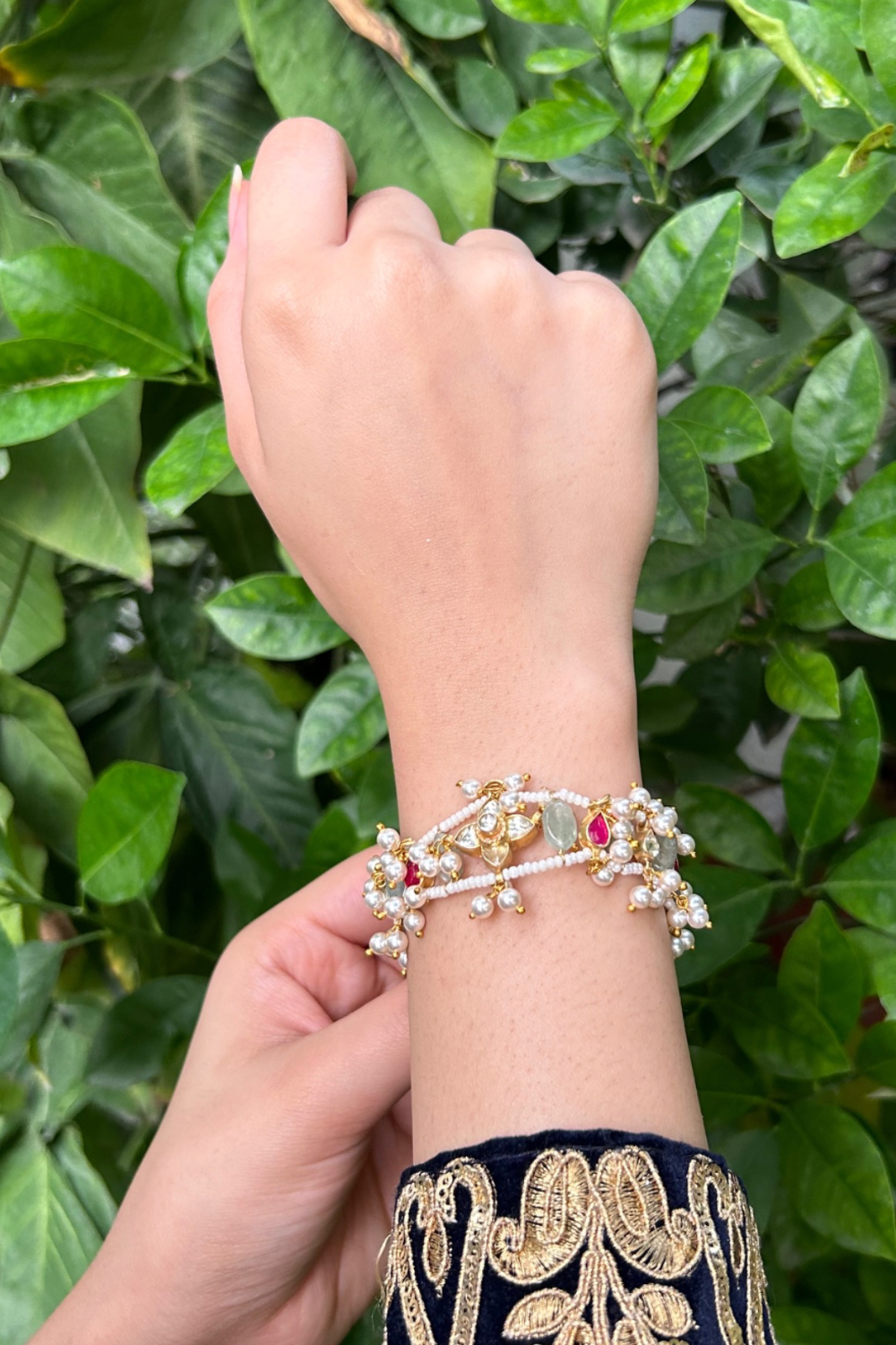 BRIDAL HATHPHOOL (PAIR)- 3 DIFFERENT WAYS