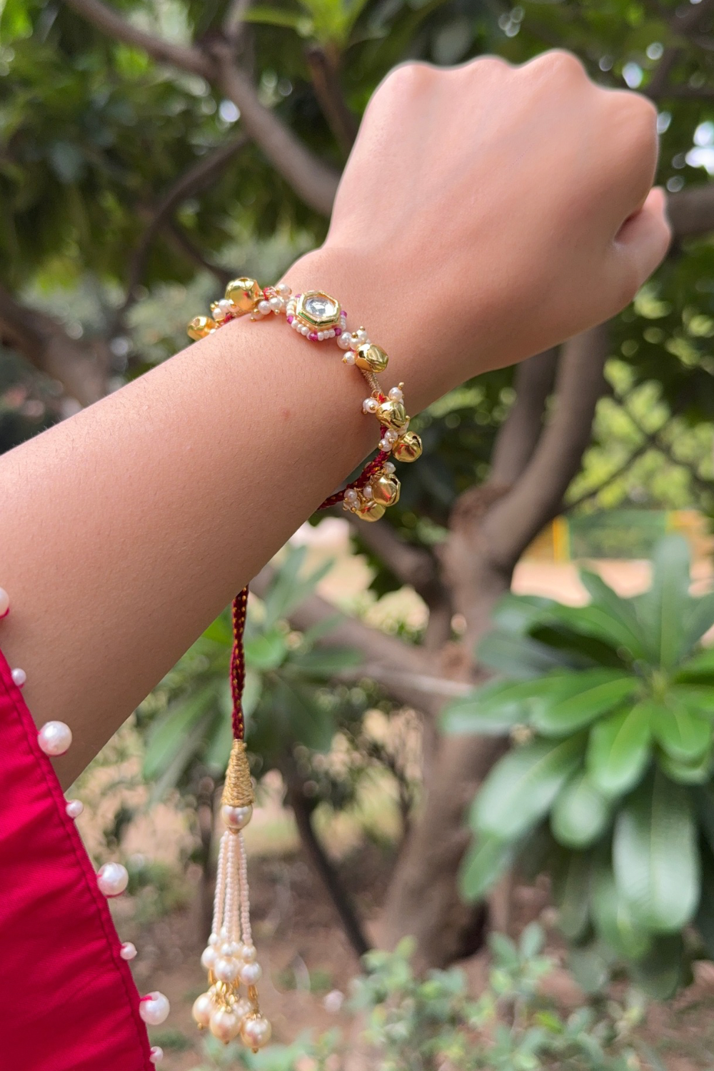 RAKHI LUMBA FOR BHABHI- RED