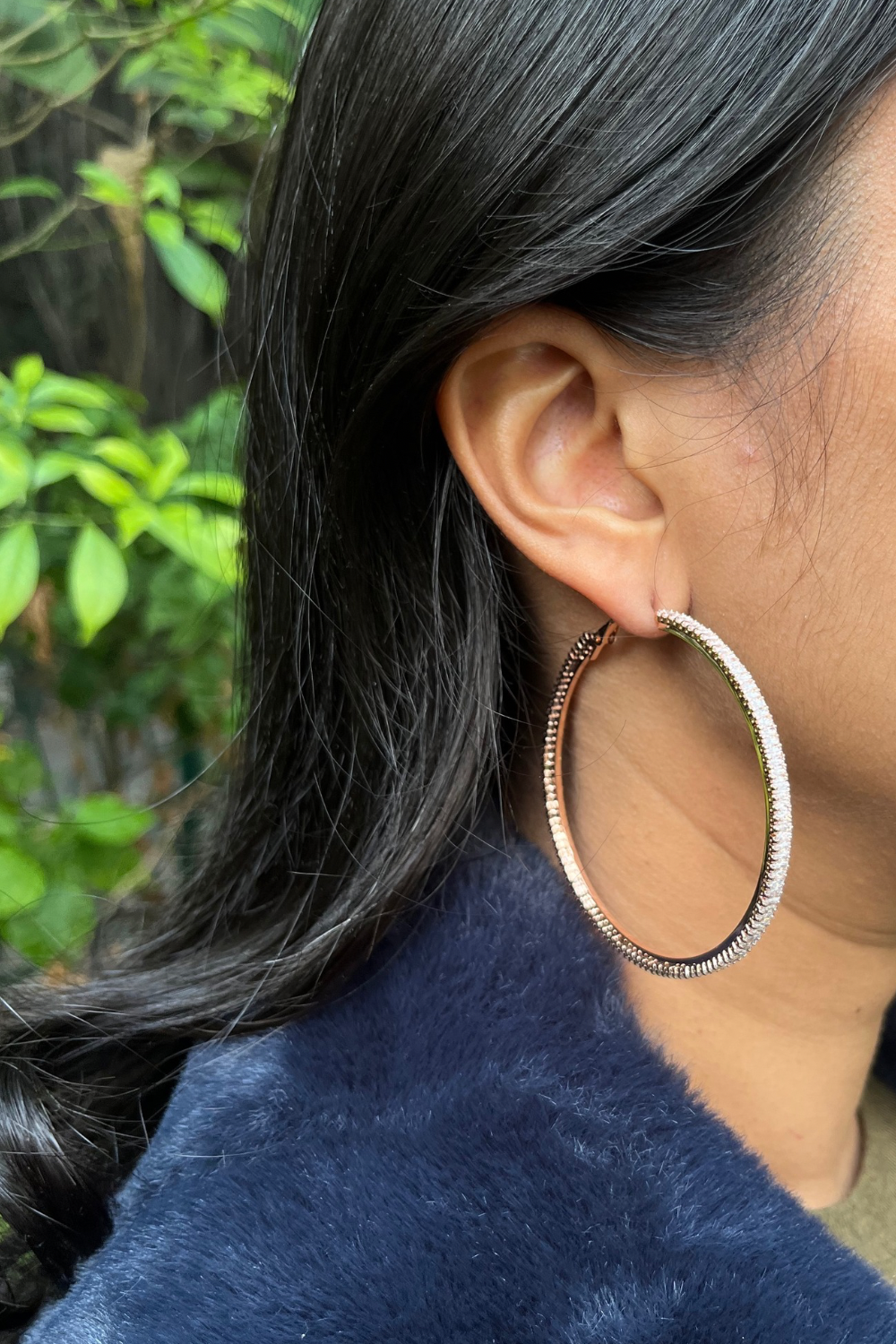 ROSE GOLD BIG HOOPS