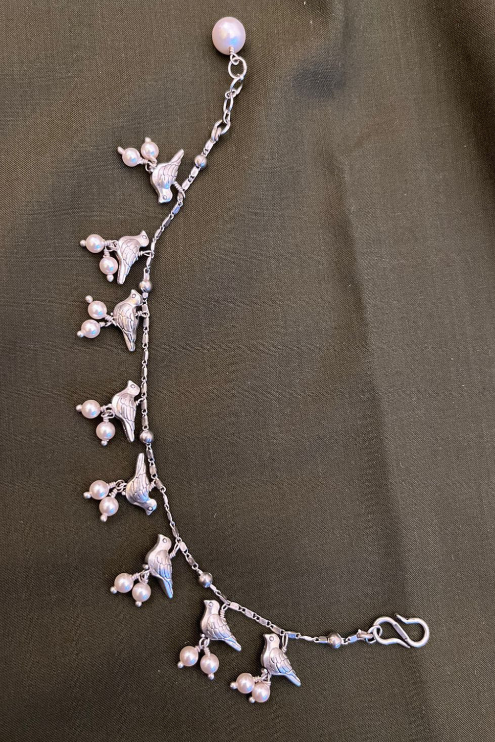 SILVER COLOR BIRD BRACELET