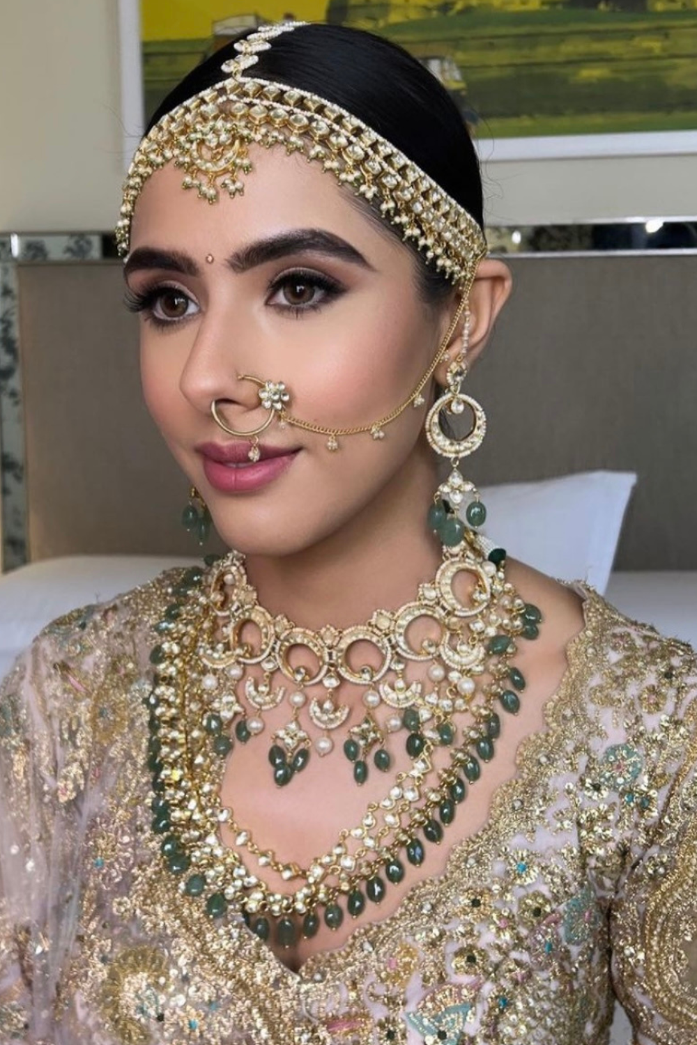 BRIDAL WEDDING JEWELLERY SET- CHOKER, NECKLACE EARRINGS – Heer