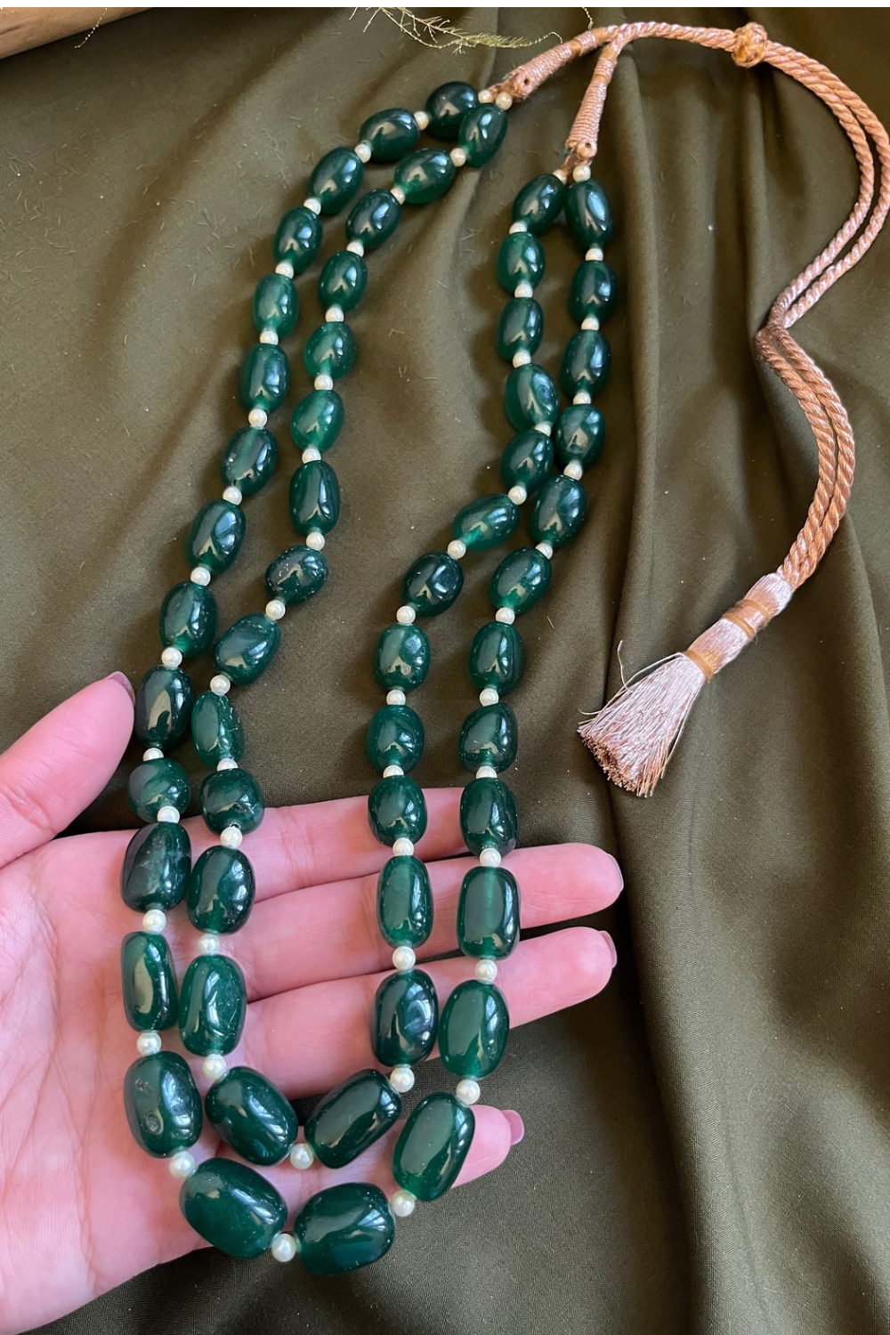 GROOM’S WEDDING MALA - GREEN