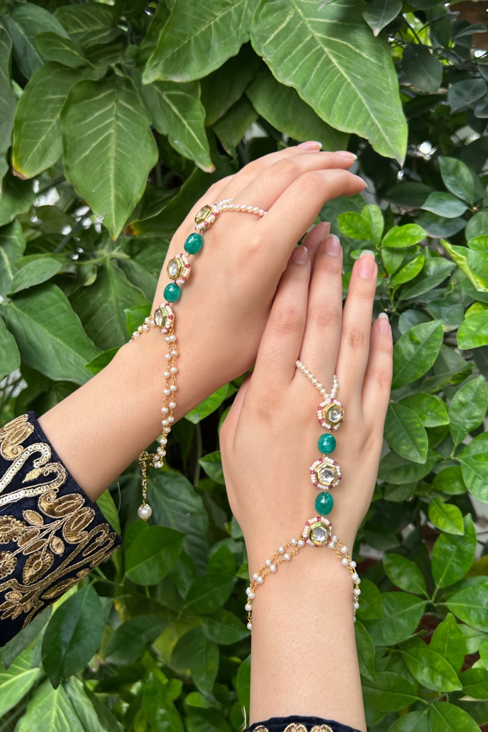 FALAK GREEN HATHPHOOL (PAIR)