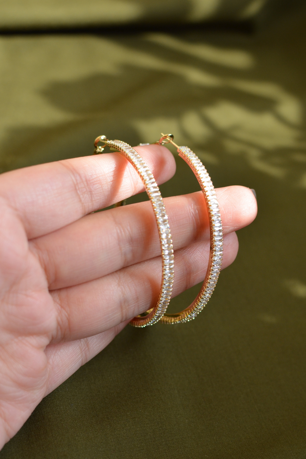 ROSE GOLD BIG HOOPS