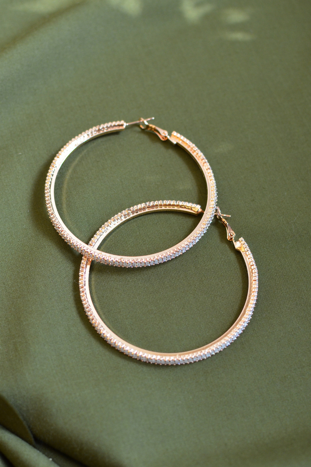 ROSE GOLD BIG HOOPS