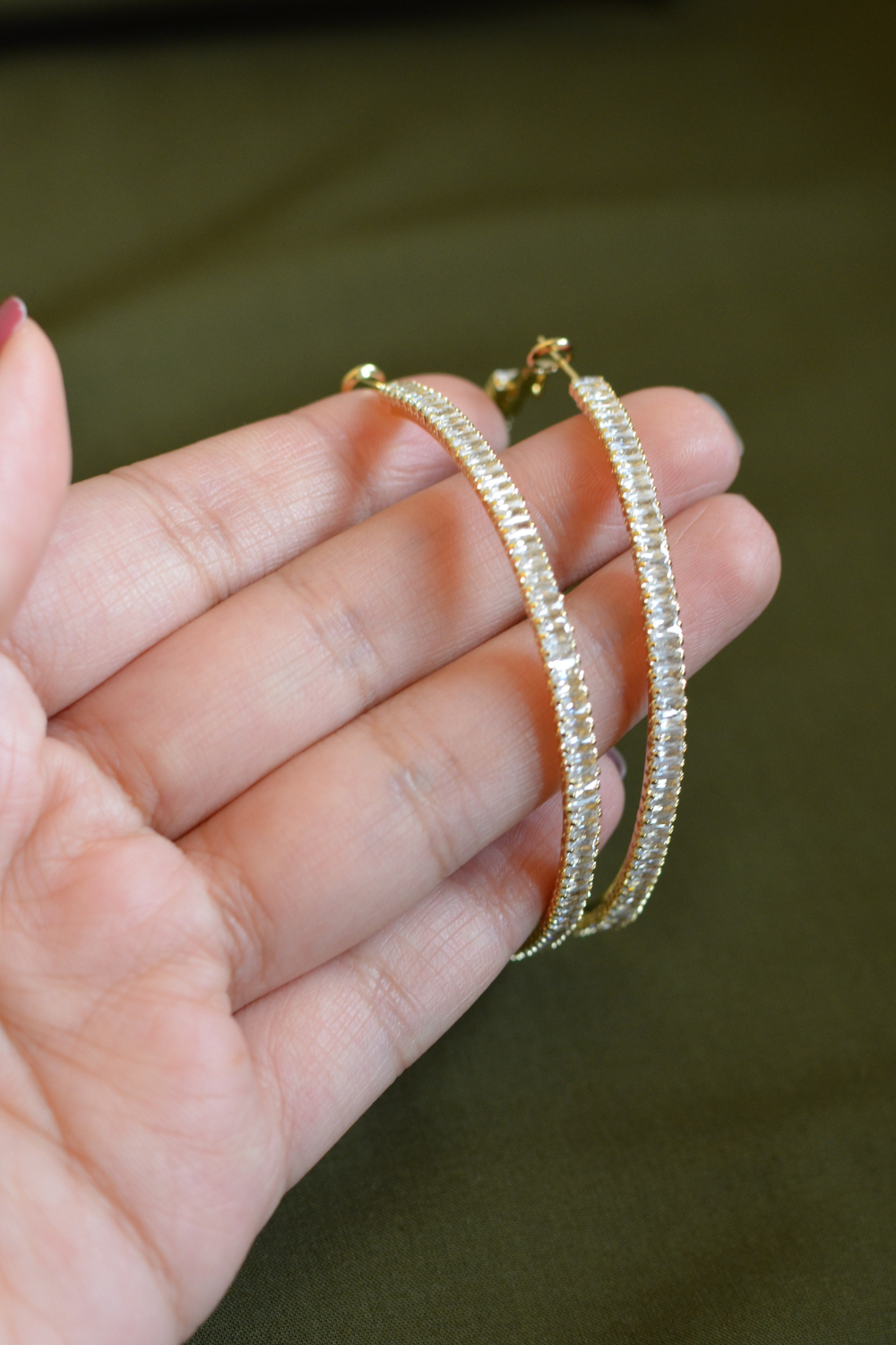 ROSE GOLD BIG HOOPS