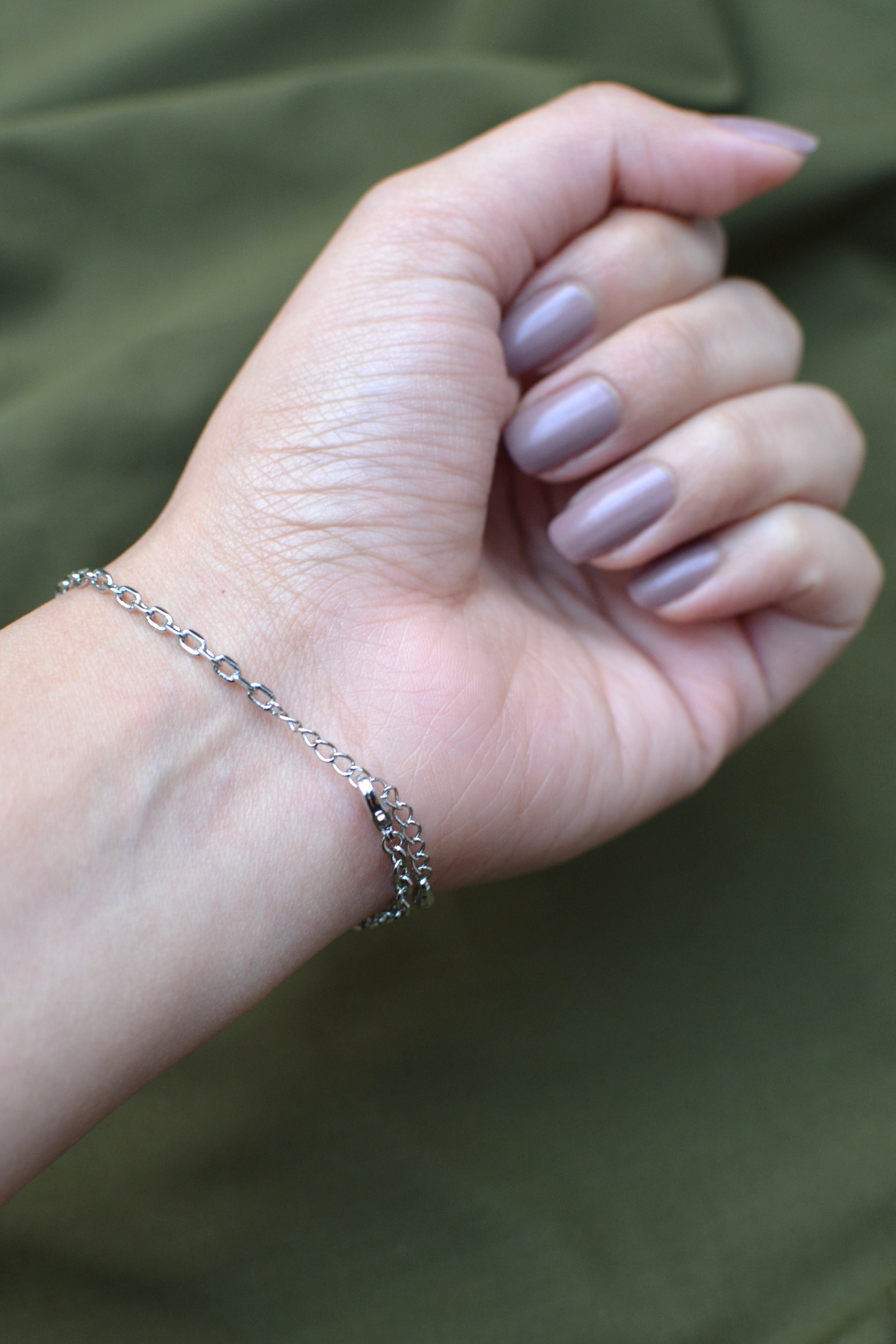 SILVER COLOUR BARREL ADJUSTABLE BRACELET