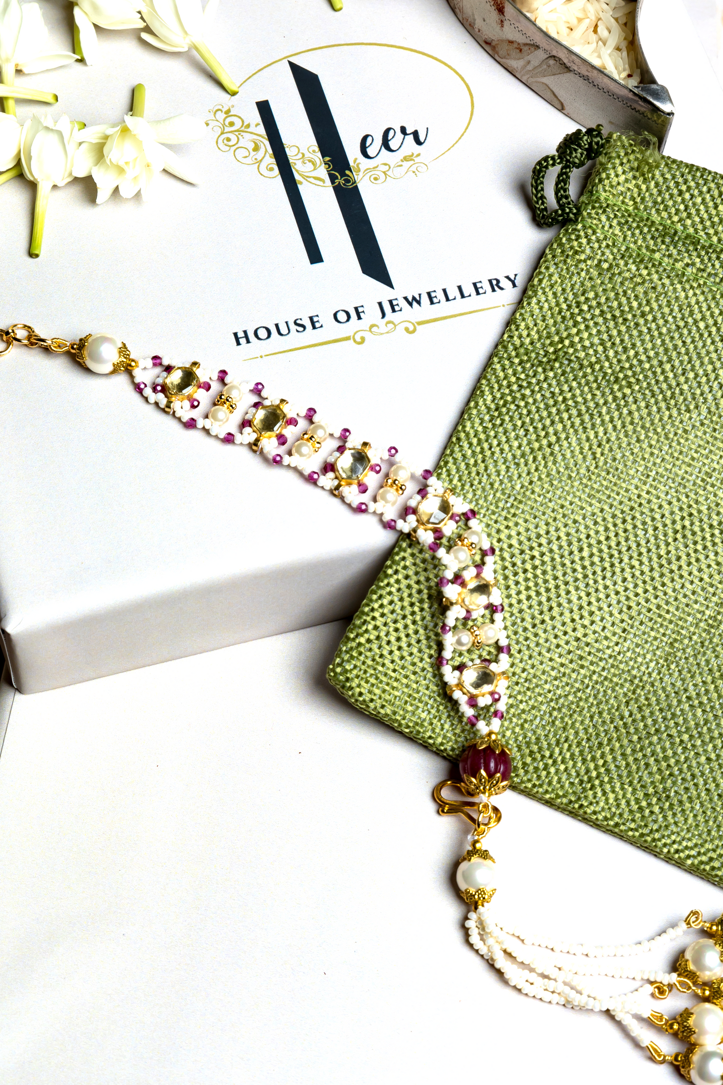 RED LADDER DETACHABLE TASSEL BRACELET