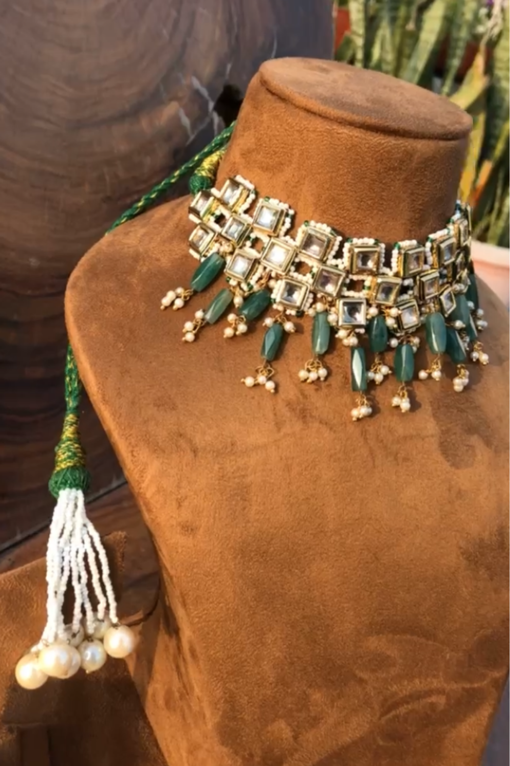 TETRIS KUNDANKARI CHOKER SET