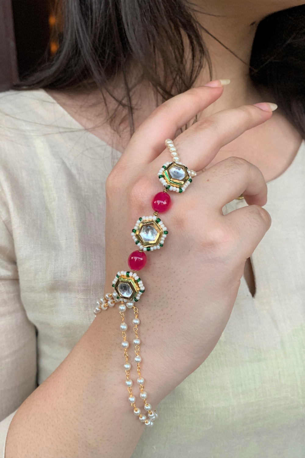 FALAK HAND HARNESS- RED