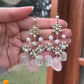 ROSE QUARTZ DANGLERS