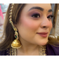PINK FISH SHAHARA TRIDHANI JHUMKAS (detachable kaanchain & jhumkas)