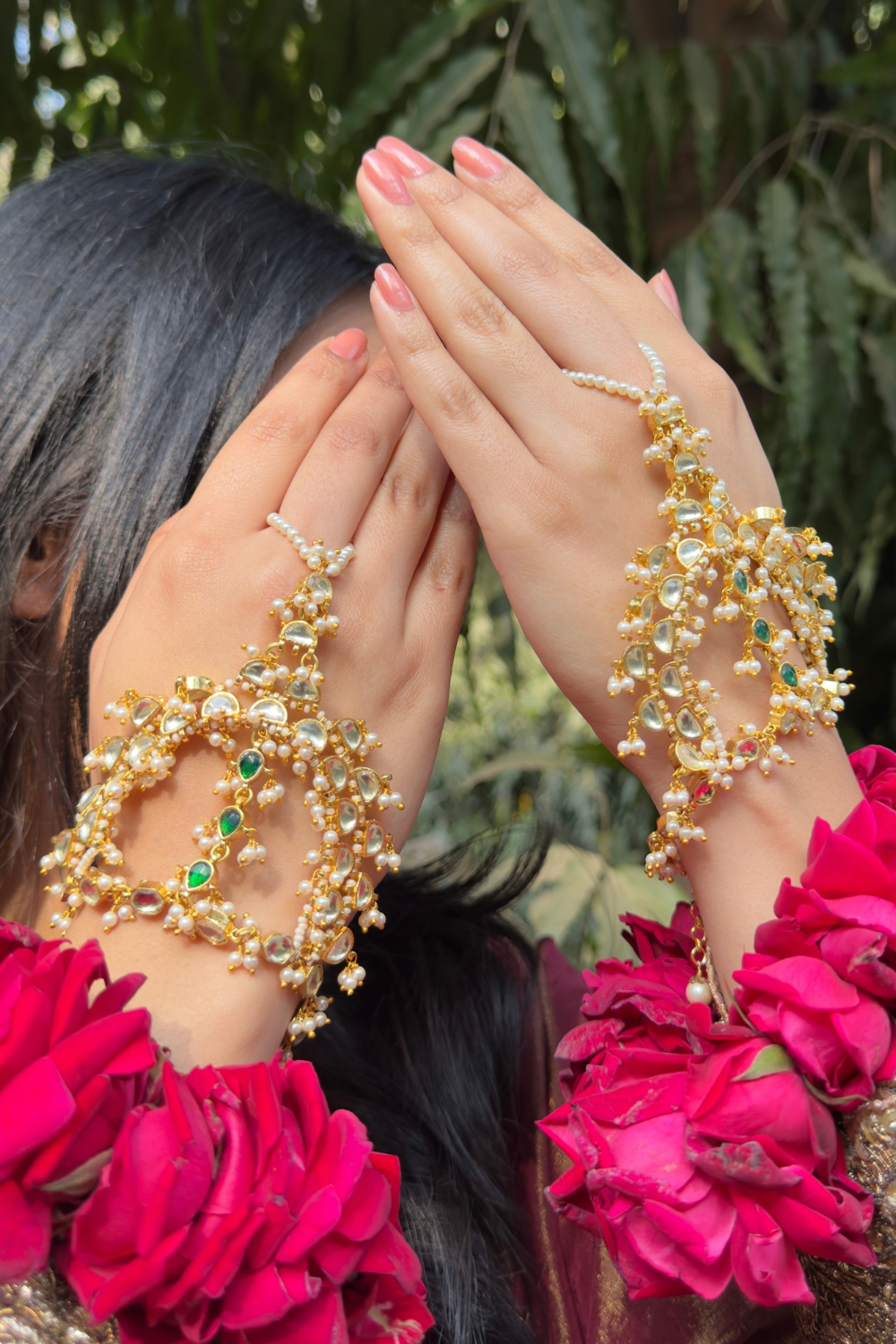 UMRAO JAAN BRIDAL HATHPHOOL (PAIR)