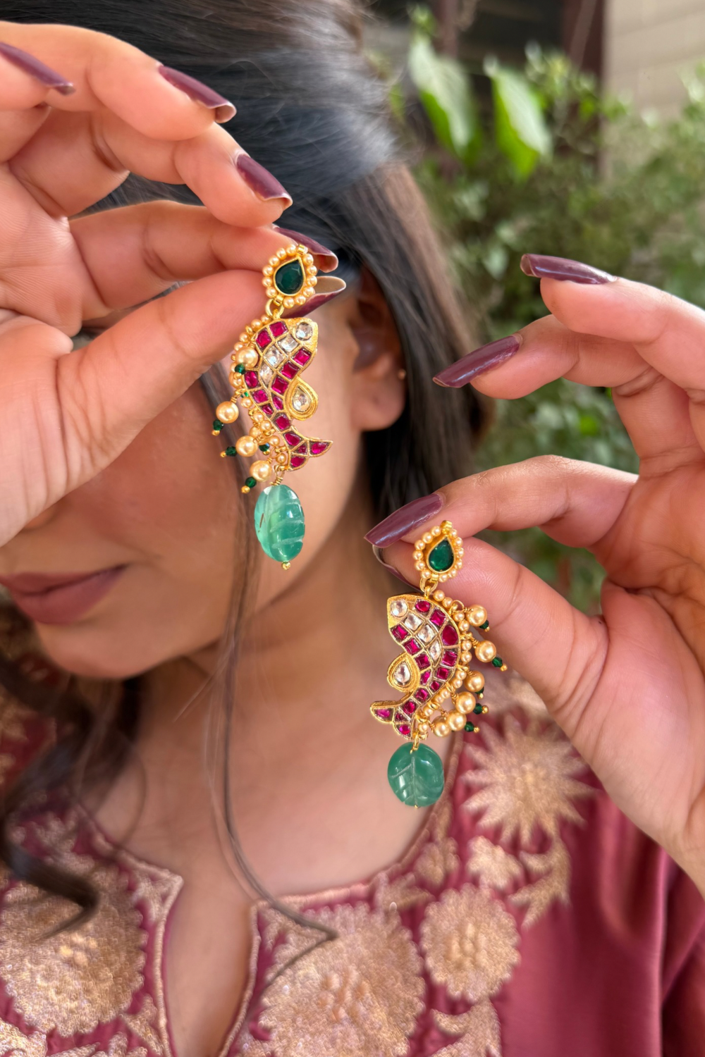 POLKI FISH DANGLERS