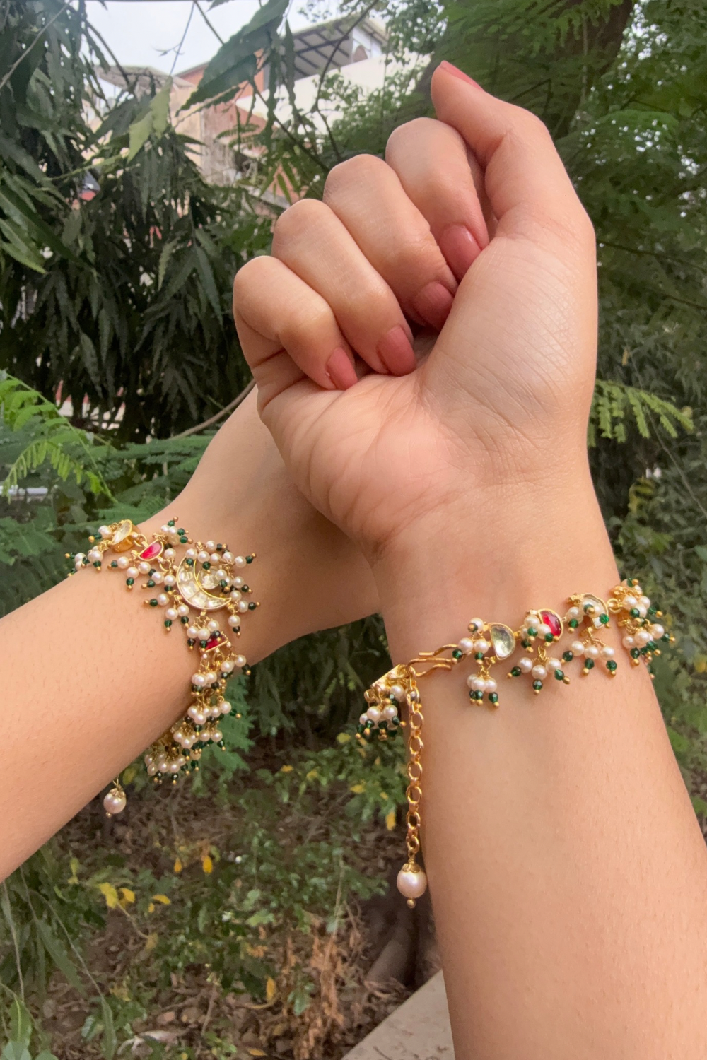 MEHER CHAND DETACHABLE HATHPHOOL (hathphool cum bracelet)