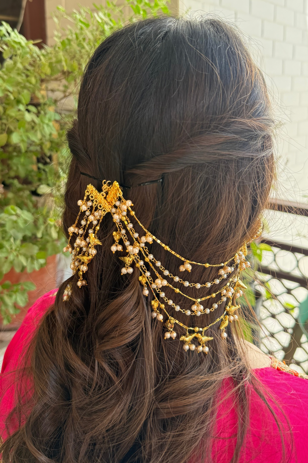 BRIDAL BIRD KAANCHAIN PAIR (only kaanchain)