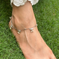 SILVER COLOUR BIRD ANKLETS (SINGLE ANKLET)