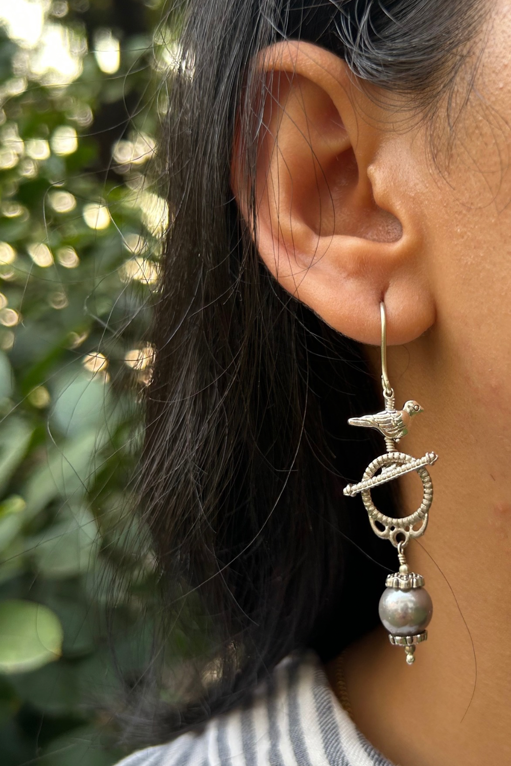 T-LOCK EARRINGS WITH 3 DIFFERENT HANGINGS