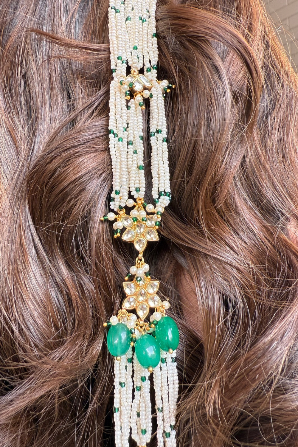 POLKI CHEED LONG HAIR ACCESSORY