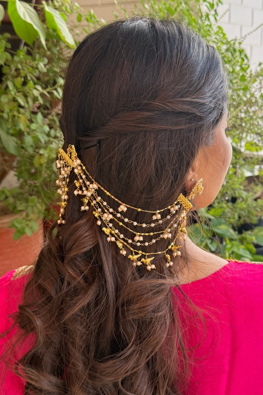 BRIDAL BIRD KAANCHAIN PAIR (only kaanchain)