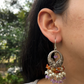 MINI MERMAID EARRINGS - CITRINE AND PURPLE