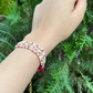 RED LADDER DETACHABLE TASSEL BRACELET