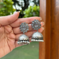 GREY STONE JHUMKIS
