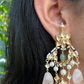 KAMAL JAAL EARRINGS - ROSE QUARTZ