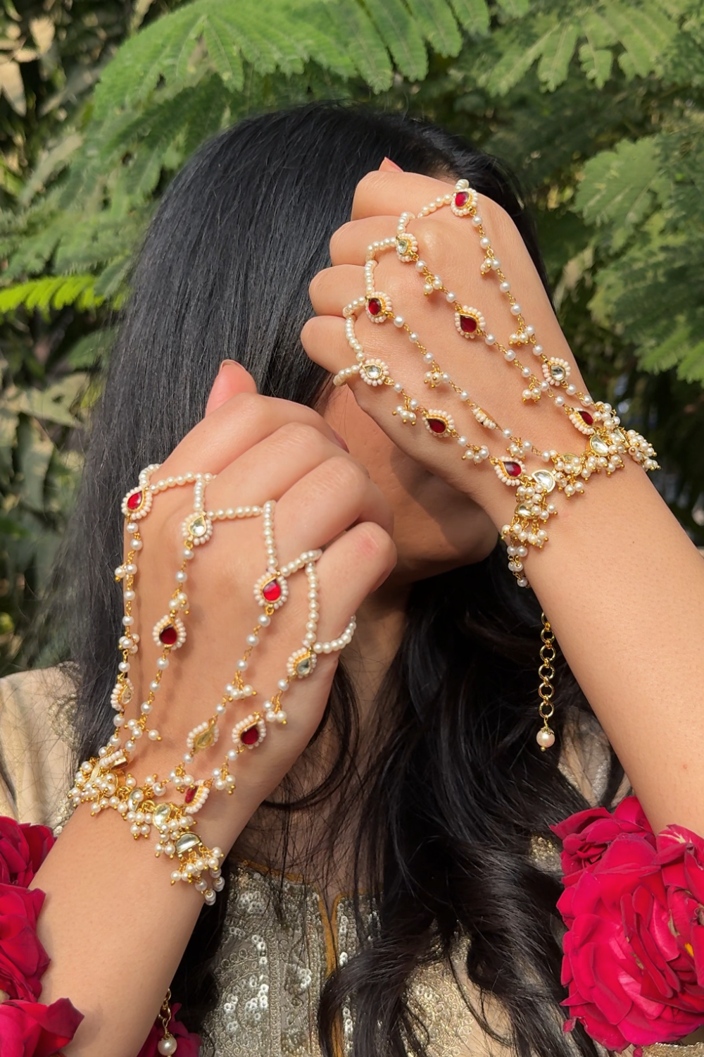 MASTANI BRIDAL HATHPHOOL (PAIR)