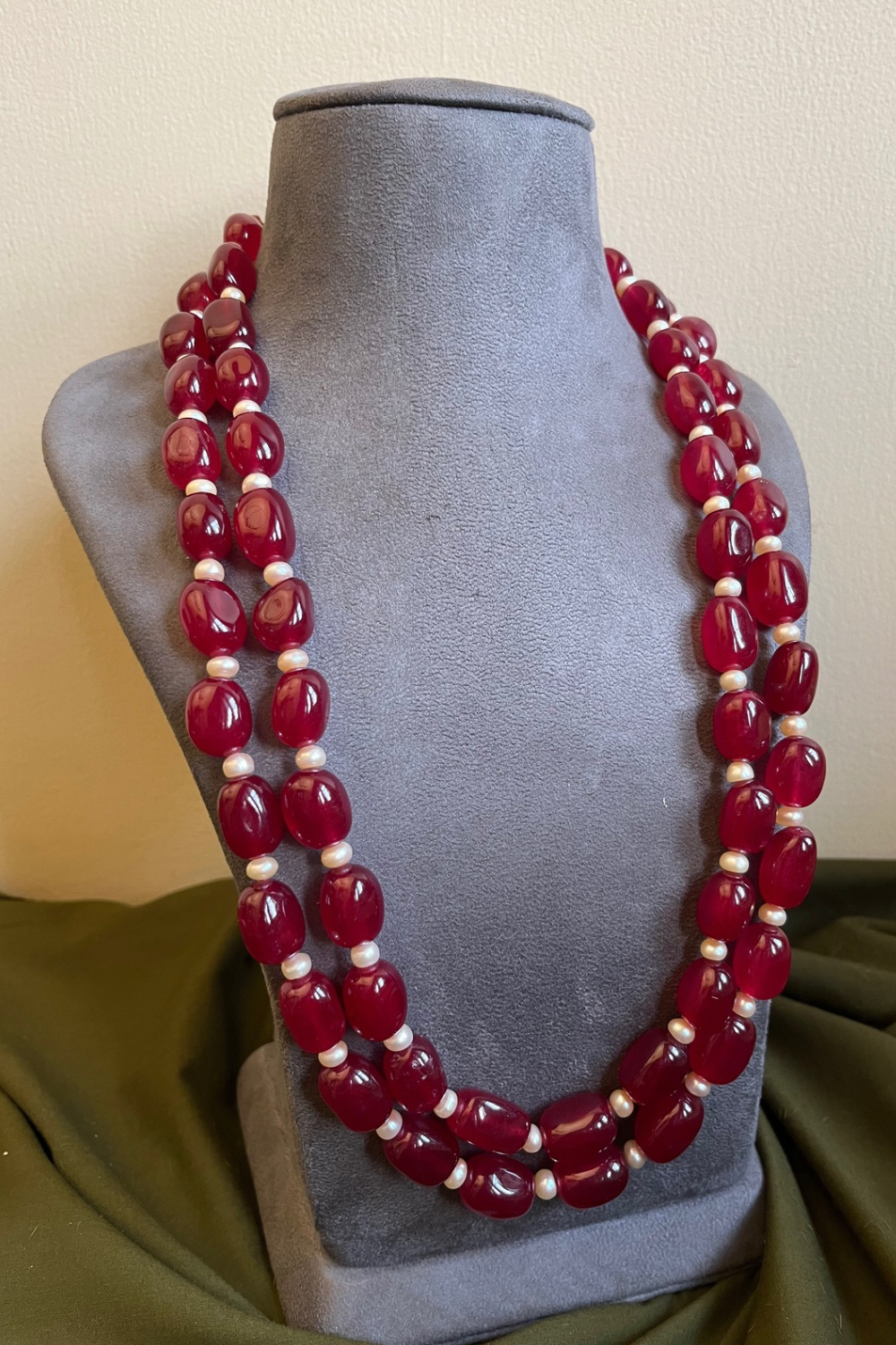 GROOM’S WEDDING MALA- RED