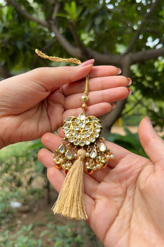 KUNDAN BHABHI CHUDI LUMBA RAKHI- GOLDEN