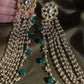 KUNDAN PEARL HEAVY SAHARA EARRINGS (limited edition)