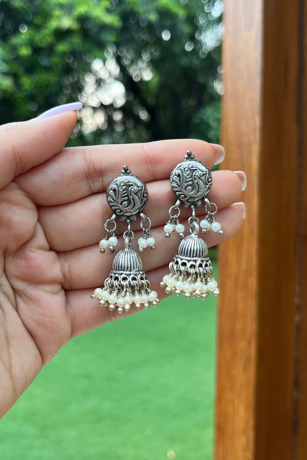 PEACOCK MINI JHUMKIS