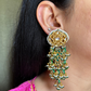 KUNDAN JHALLAR EARRINGS