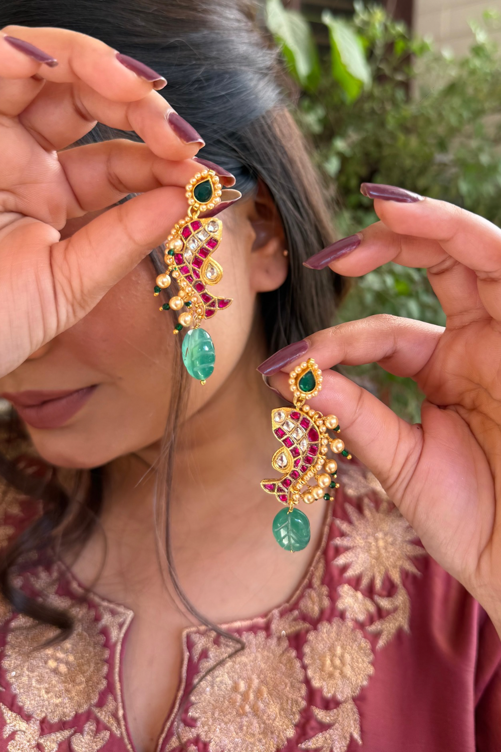 POLKI FISH DANGLERS