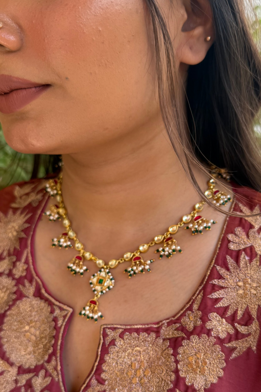 KUNDANKARI NECKLACE