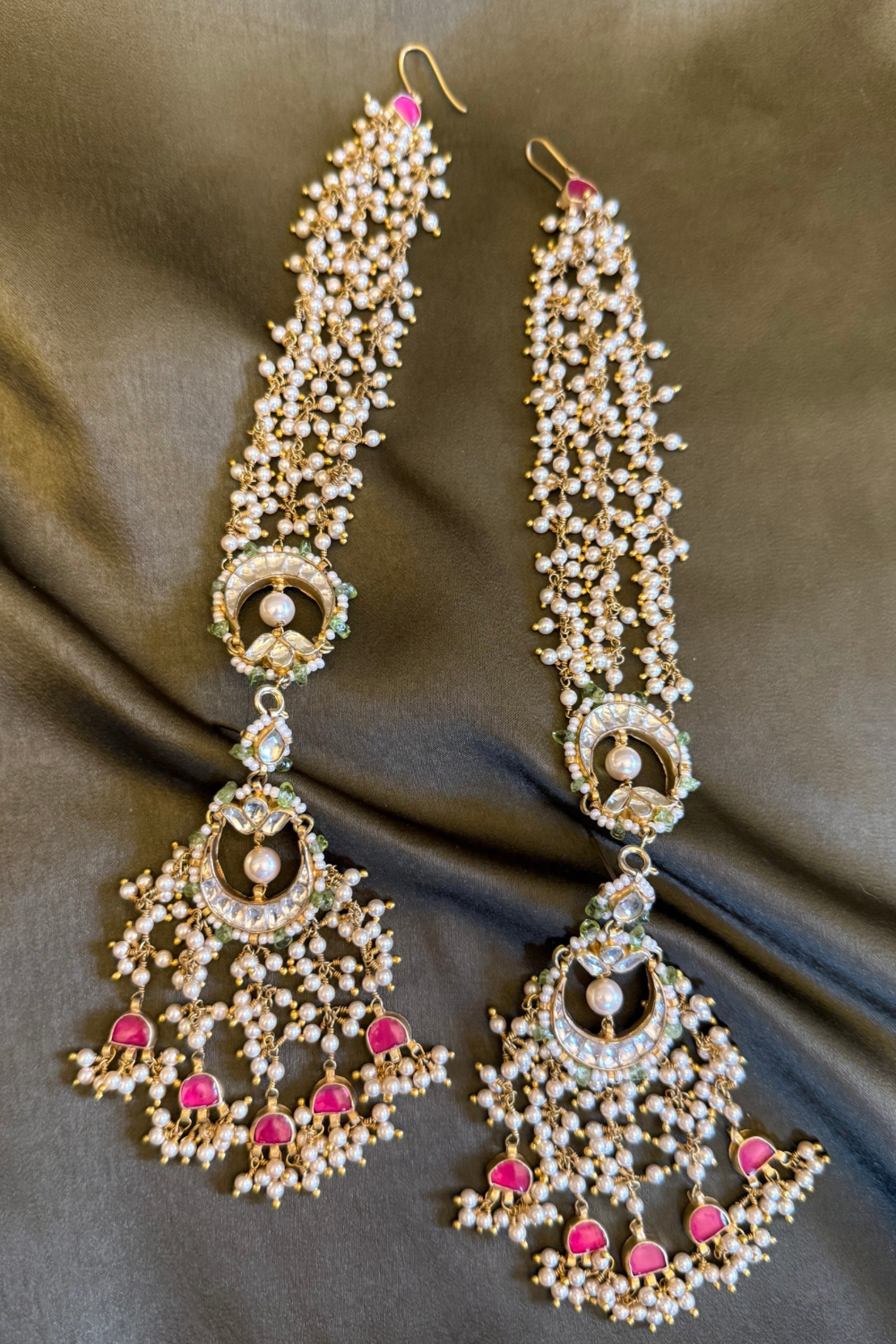VERSATILE BRIDAL MOGRA EARRINGS