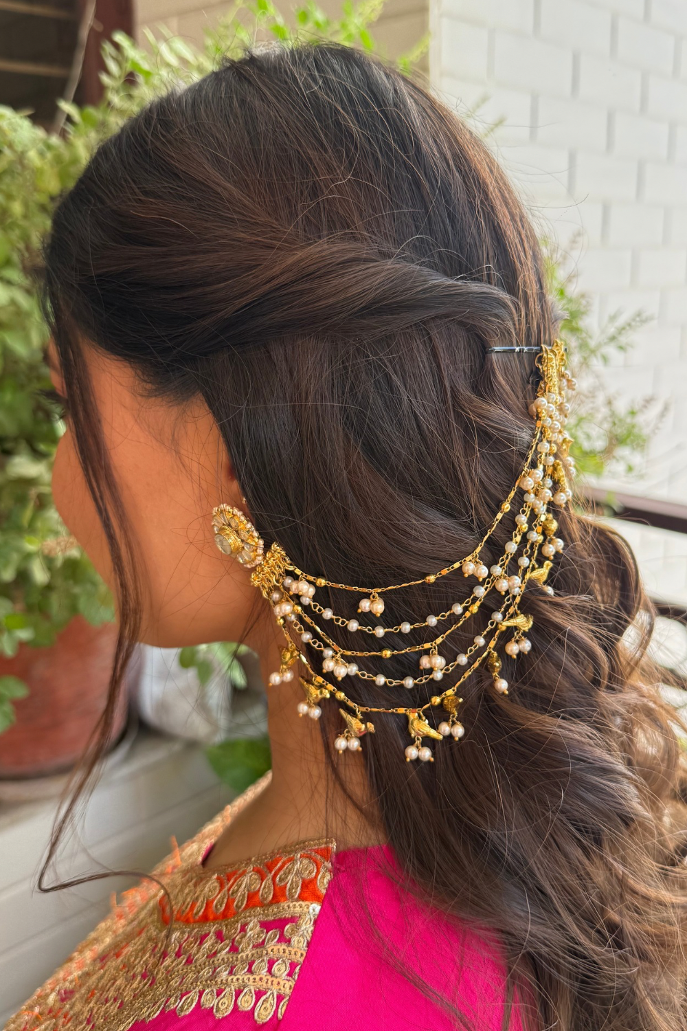 BRIDAL BIRD KAANCHAIN PAIR (only kaanchain)