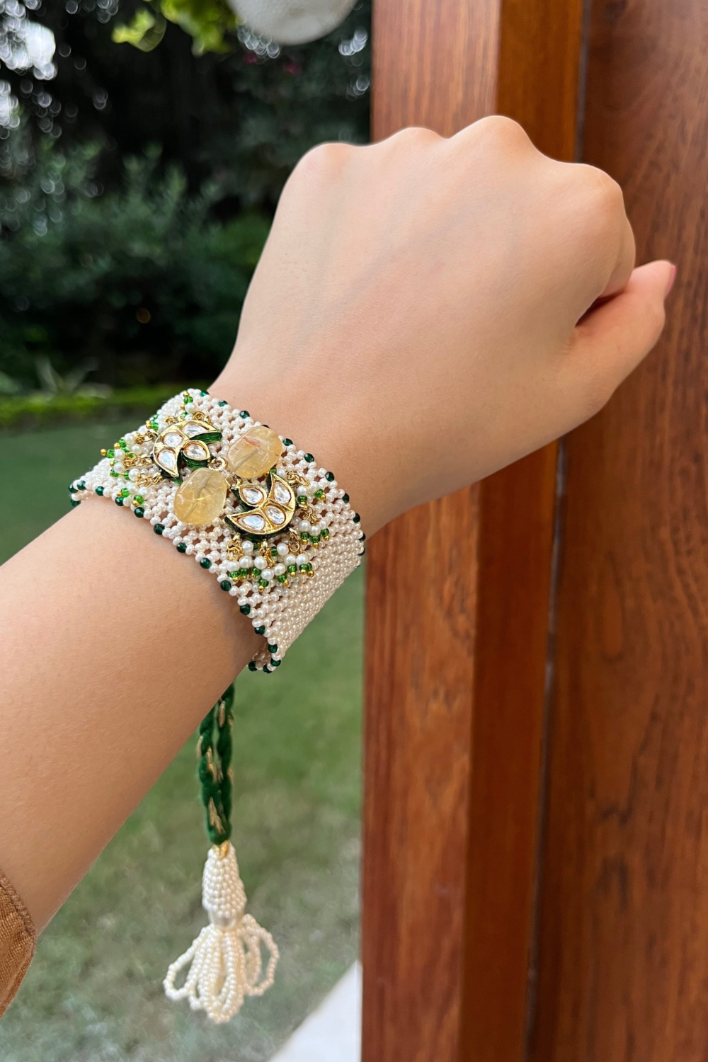 CHEED JAALI CHAND POCHI BRACELET