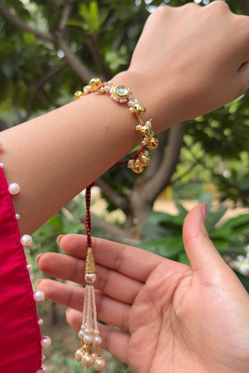 RAKHI LUMBA FOR BHABHI- RED