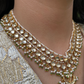 BRIDAL TRADITIONAL VERSATILE MATHAPATTI-CUM-NECKLACE - GREEN (Detachable dori lock and hair parting chain)