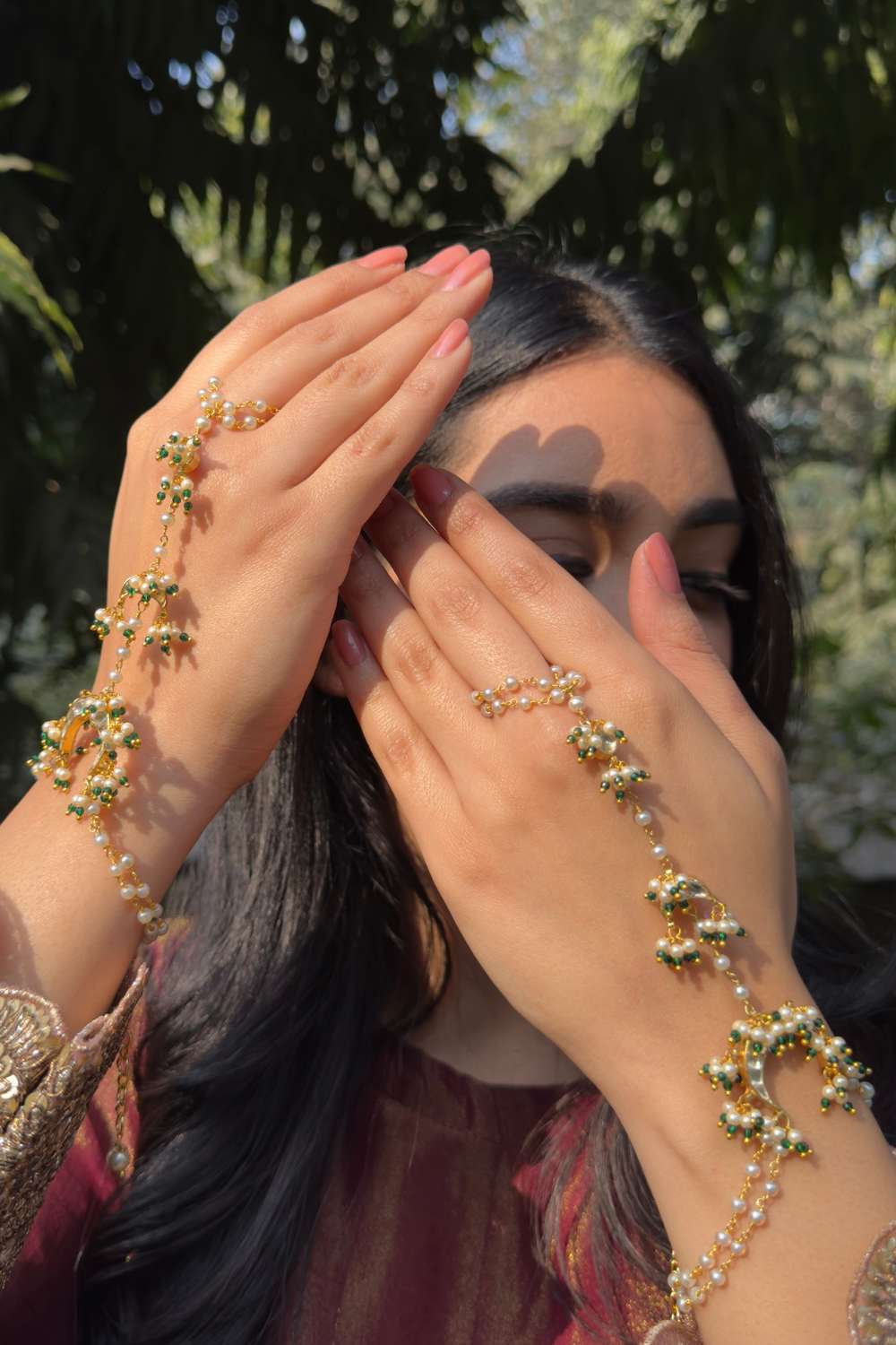 CHAAND HATHPHOOL (PAIR)