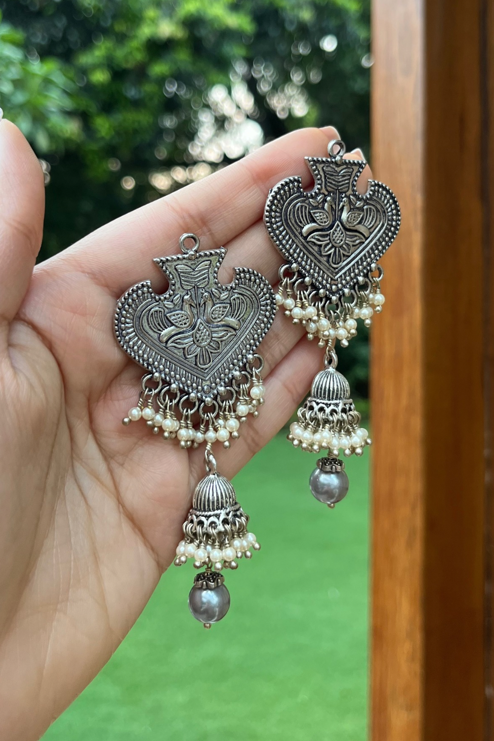 PANKHI JHUMKI DANGLERS