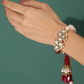 KASHTI TASSEL BRACELET- RED