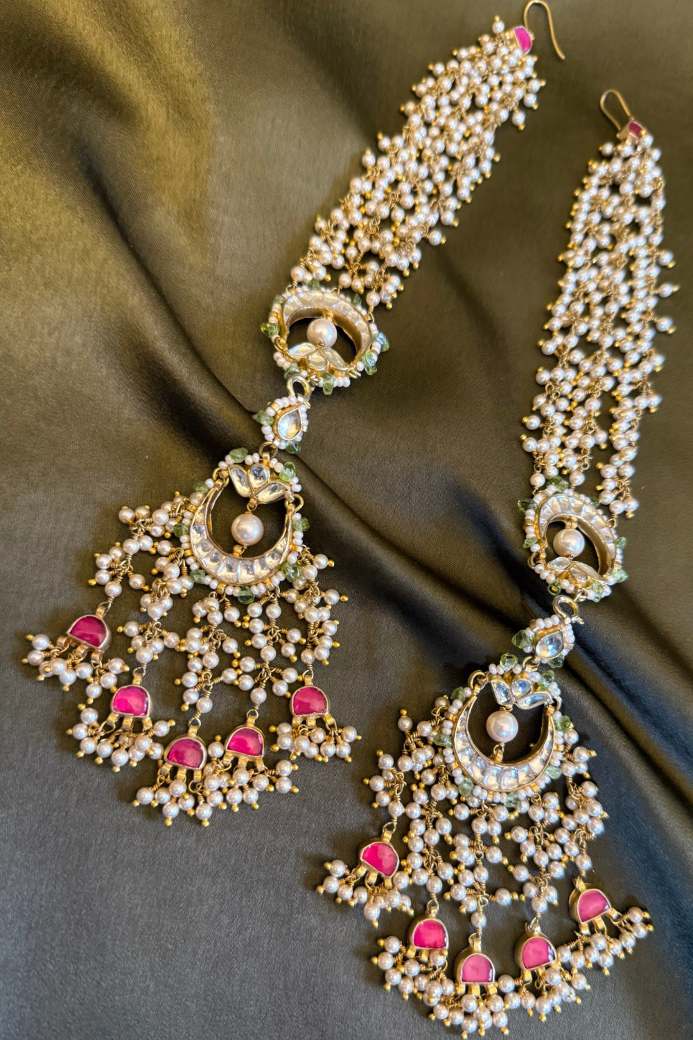 VERSATILE BRIDAL MOGRA EARRINGS