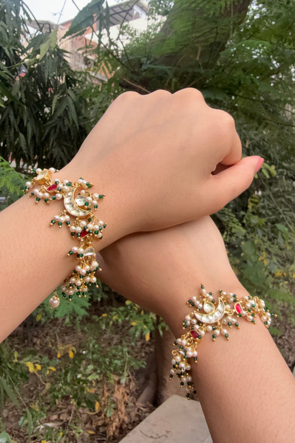 MEHER CHAND DETACHABLE HATHPHOOL (hathphool cum bracelet)