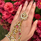 BRIDAL HATHPHOOL PAIR WITH DETACHABLE RINGS AND BRACELETS