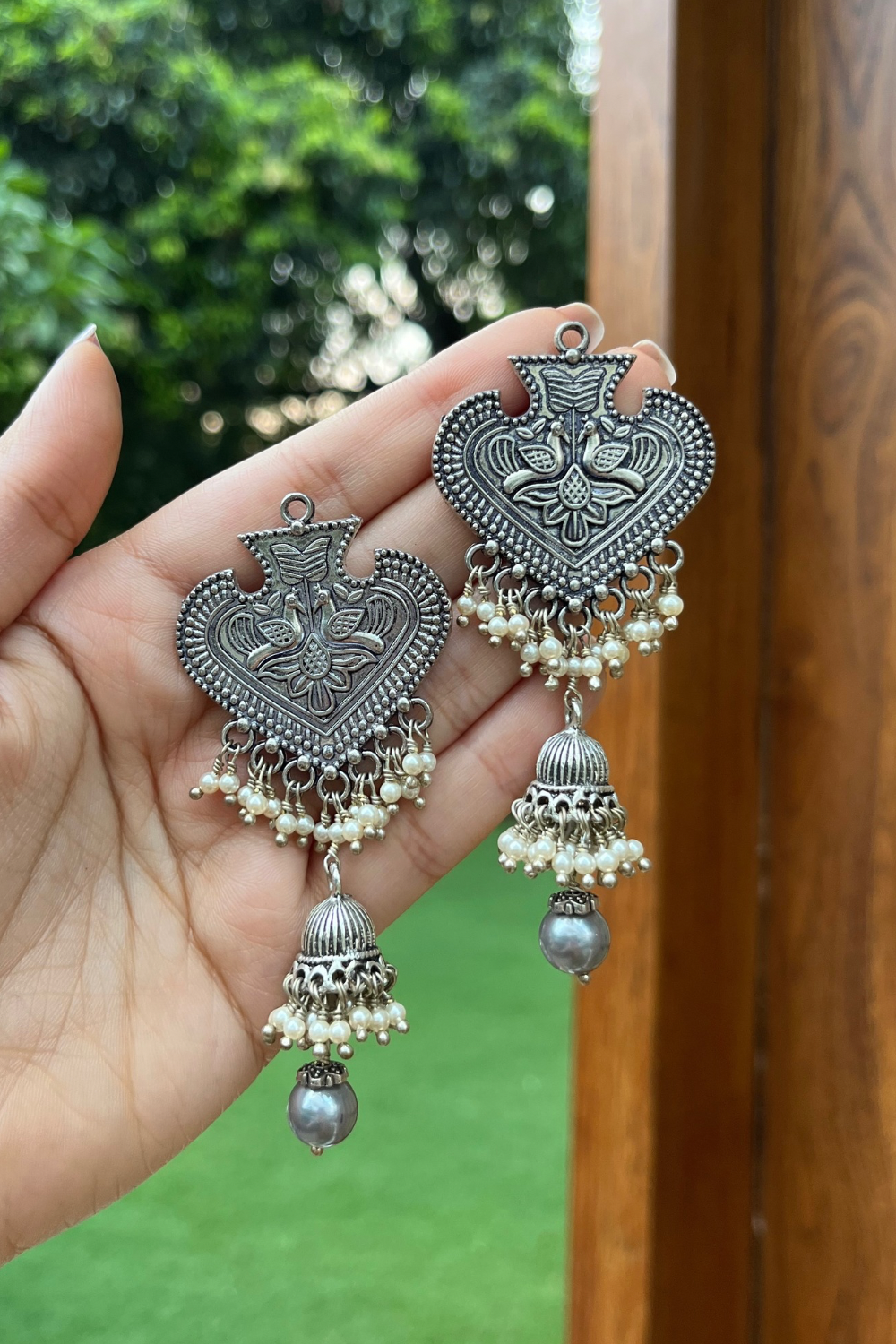 PANKHI JHUMKI DANGLERS