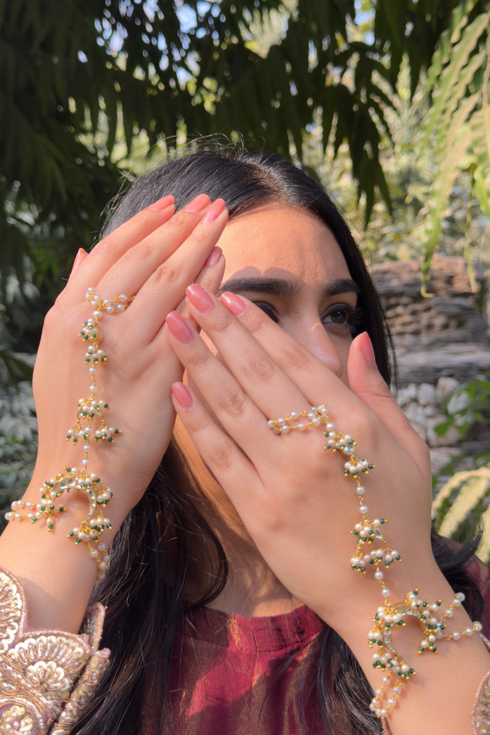 CHAAND HATHPHOOL (PAIR)